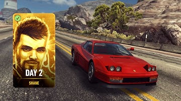 Ferrari Testarossa DAY 2 NFS No Limits Crew Trials Gameplay Walkthrough