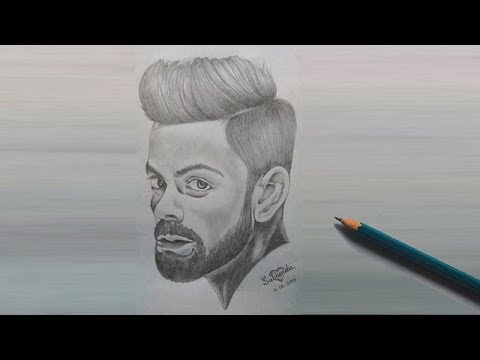 virat-kholi-drawing-step-by-step-//how-to-draw-virat-kholi-step-by-step