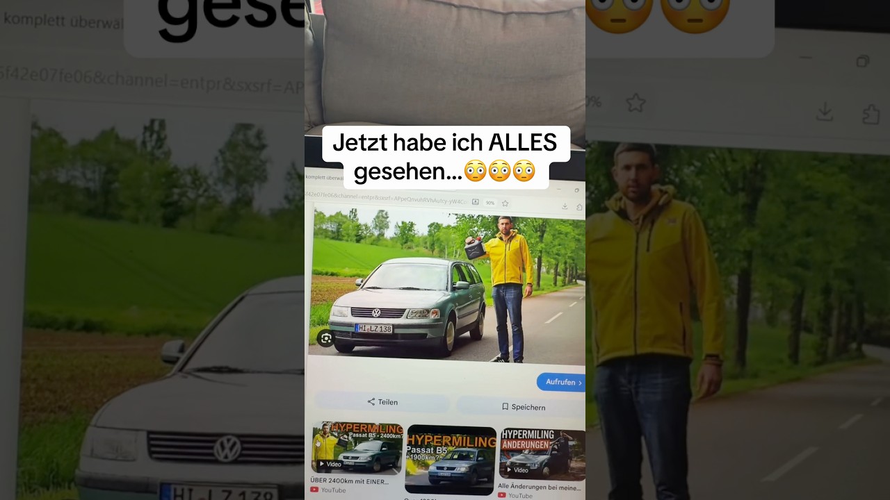 Ich war selber sprachlos 😂😅 #automobile #autofahrt #passat #diesel