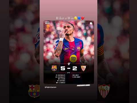 @FCBarcelona What a Win😮‍💨💙❤️