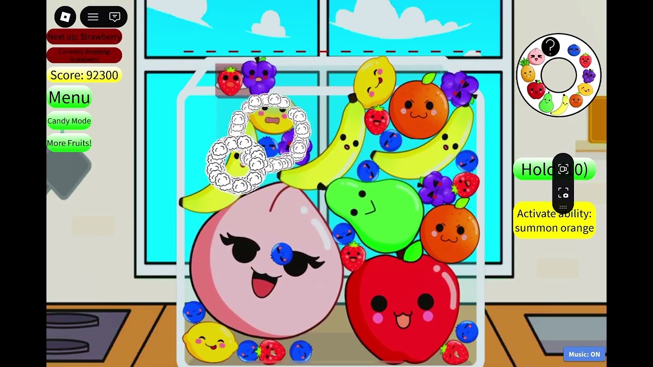 Watermelon merge. On Roblox