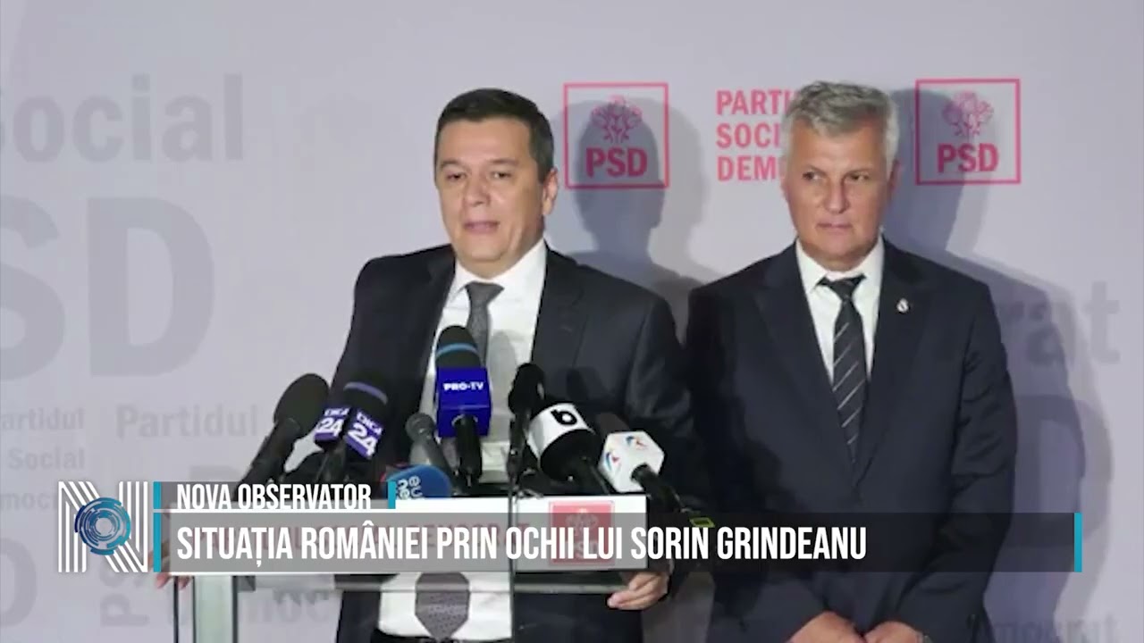 Situația României prin ochii lui Sorin Grindeanu