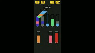 Water Sort Puzzle Level 87 Walkthrough  IOS   Android