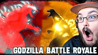 GODZILLA BATTLE ROYALE : PART 2 [True Form Ultima VS Burning Godzilla] ANIMATION REACTION!!!