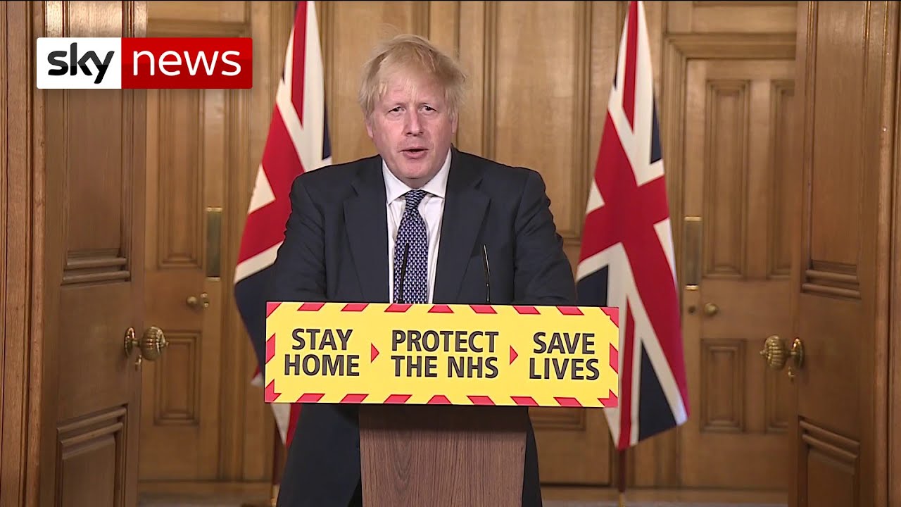 Prime Minister Boris Johnson thanks NHS for 'getting me back here'