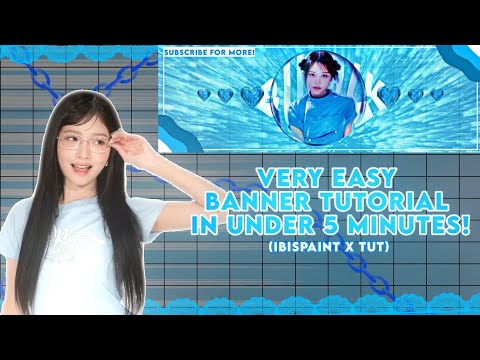 Very easy banner tutorial on ibispaint x!