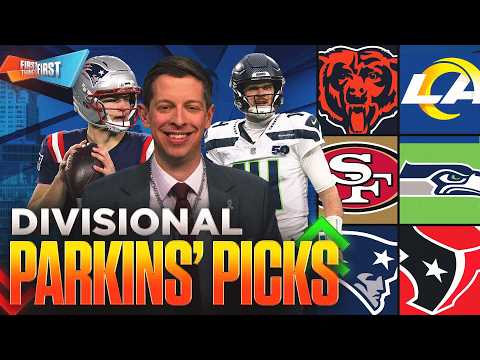 Thumbnail for ‘OF COURSE’ Bears can beat Rams, Patriots and Seahawks highlight Parkins’ Divisional Picks | FTF