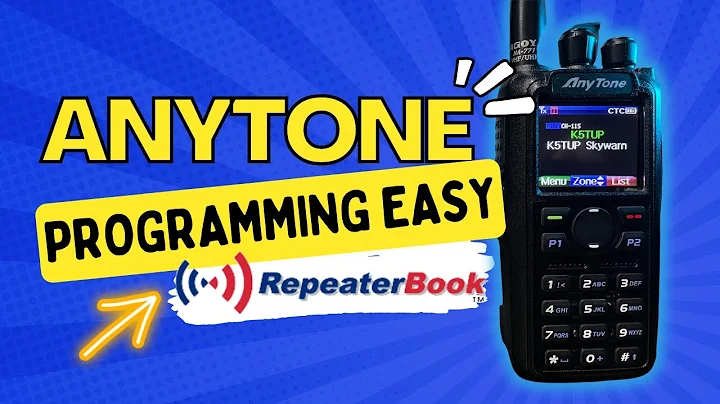Anytone 868 / 878 & Repeaterbook ✓ | Ham Radio | Easy programming