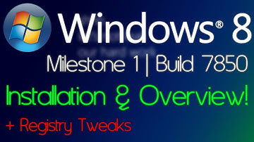 Windows 8 Build 7850 (M1) Installation and Demo!