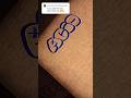 cara menulis ACIO dalam huruf gelembung #seni #menulis #menggambar #fyp #viral #shorts #celana