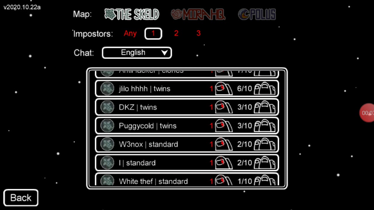 How to play zombie mode and twin mode in among us (instruction) YouTube