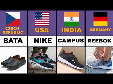 Which Shoe Company Belongs to Which Country ?