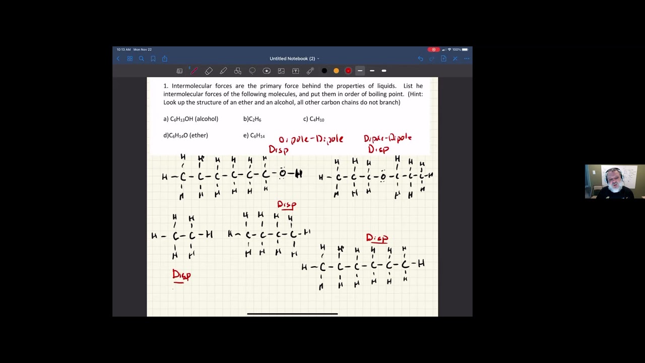 General Chemistry 2 - Chapter 10 - Problem 1 - YouTube