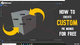 How to create CUSTOM pie menus for FREE | Blender Tutorial