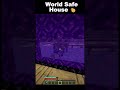 The safest house ever 🤯 #gameplay #minecraftvideo #shorts