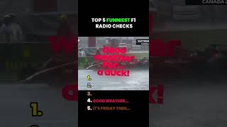 Weather for a DUCK  #f1 #formula1 #radio #funny #shorts