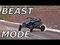 Maverick X3 Evo 3R tune 200hp test drive! ITS A MONSTER!