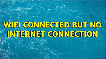 Ubuntu: WiFi connected but no internet connection