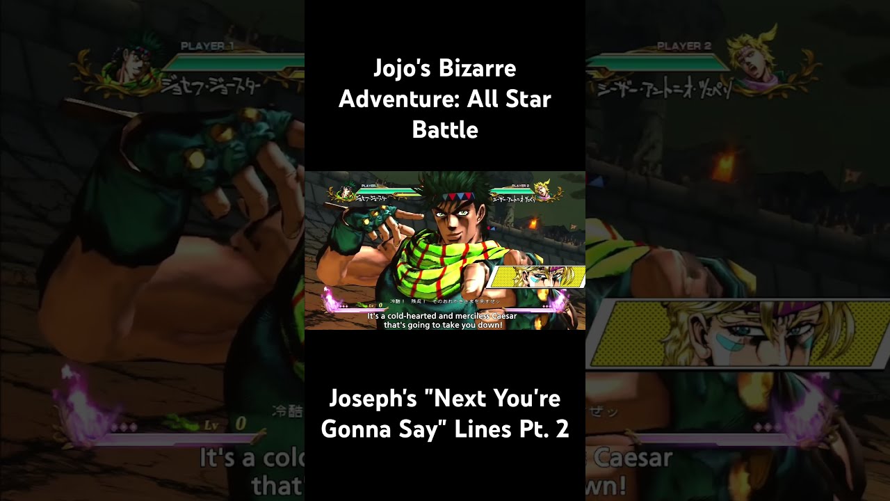 Jojo's Bizarre Adventure: All Star Battle - Joseph's 