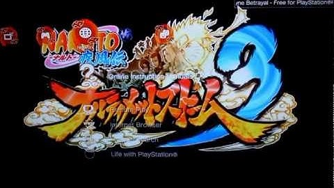 Naruto Shippuden Ultimate Ninja Storm 3 Dynamic/Animated theme