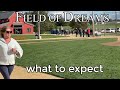 FIELD OF DREAMS. EXPLORING THE MAGIC: DAN &amp; SALLY VISIT THE FIELD OF DREAMS MOVIE SET IN IOWA.