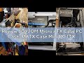 Review JOYJOM Micro ATX Case PC Case: MATX Case Mini PC ITX Desktop Computer Case Support Micro ATX