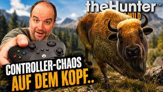 Controller auf dem Kopf und mit den Füßen steuern.. Diese Challenge ist ESKALIERT! 😂 theHunter COTW