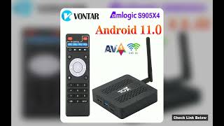 TOX3 Smart TV Box Android 11 4GB 32GB Amlogic S905X4 2T2R Dual Wifi 1000M BT41 AV1 4K DLNA Media Pla