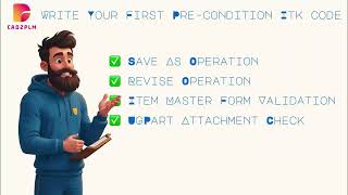 Write your first Pre condition ITK code 