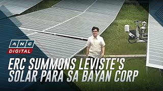 ERC issues show cause orders vs Leviste's solar firm; says possible fine up to P150M | ANC
