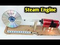 How to make steam engine at home very easy  how to convert energy into electricity  free energy