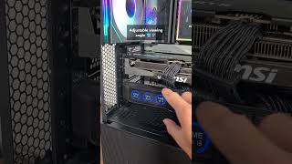 Zalman's new GPU support bracket comes with a LCD display screen!