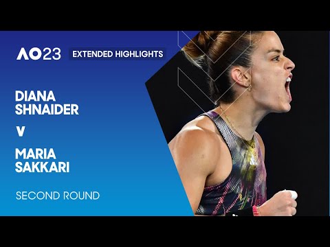 Diana shnaider v maria sakkari extended highlights | australian open 2023 second round