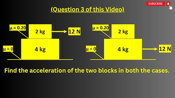 6.3 - Friction | H.C.Verma Exercise Questions - 14, 20 & 22 | Detailed Solution #jee #neet #hcverma