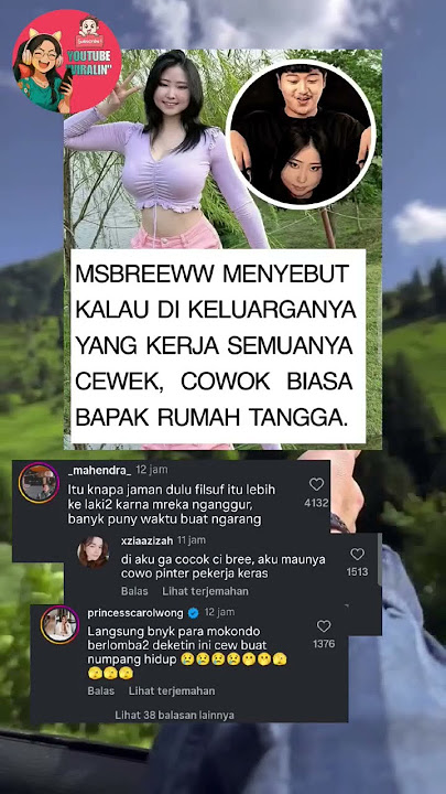 MSBREEW SEBUT DIKELUARGANYA CEWE YANG KERJA #msbreewc #shorts #viralvideo #trending