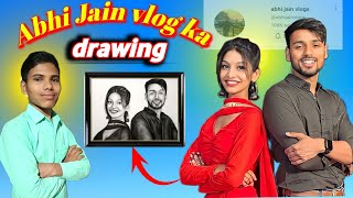 @abhijainvlogs ka drawing ||drawing @abhijaindance 🥰✏️