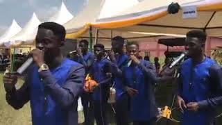 Youthful Singers perform Edward Sarps song
