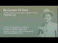 Be Certain Of God (William Branham 59/01/25)