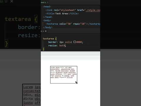 Vídeo: És textarea un tipus d'entrada?