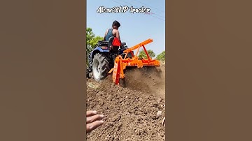 Farmtrack Atom 26 With Shaktiman reverse forward Rotar ||  Mini tractor