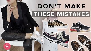 HOW TO WEAR LUXURY SNEAKERS & LOOK ELEGANT  Balenciaga, McQueen, Chanel &  Sophia Webster AD 