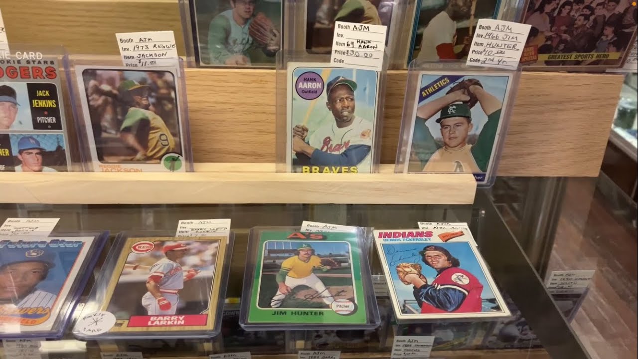 SPORTS CARDS FOUND AT THE BIGGEST ANTIQUE MALL IN PENNSYLVANIA! Weekend