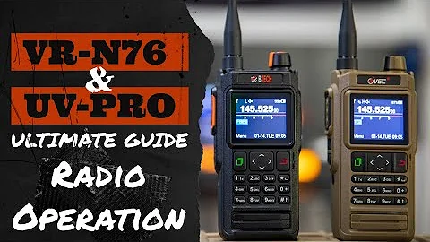 VR-N76 & UV-PRO | Direct Radio Operation