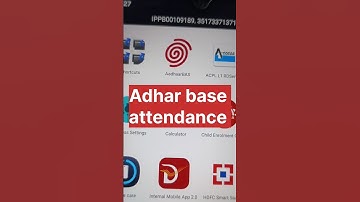 Adharbase attendance for GDS BPM in Darpan device #gds #gds_latest_news #postoffice #bpm
