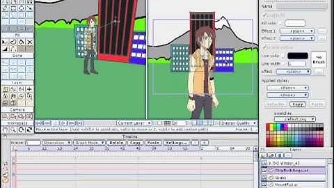 08 16. Camera Movement pt. 2-Anime Studio Pro Tutorial