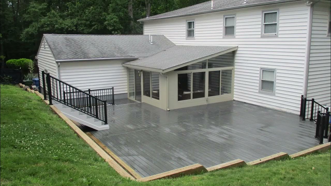 Trex Clamshell deck rebuild in Cherry Hill YouTube
