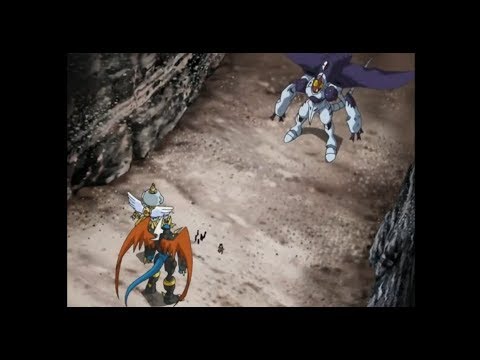 Digimon Adventure 02 - BelialVamdemon vs Imperialdramon, Silphymon , Shakkoumon