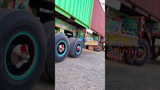 PKD 411 18 wheeler container in Pakistan #pkdrivers #truck #driver #automobile