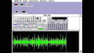 Atari Falcon 030 | Music sampling test with new Line-In! (Real Hardware)