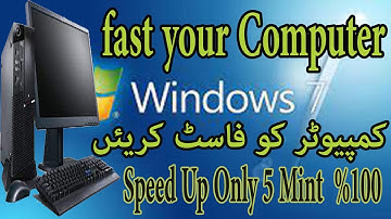 How to Speed Up Your Windows 7 Performance (best settings)
